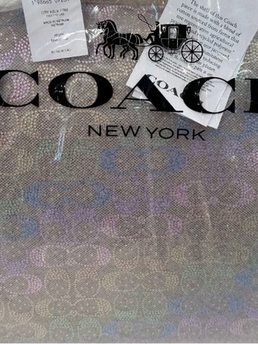 COACH Rainbow kisslock 30 Frame Tote - Multicolor - Picture 5 of 6